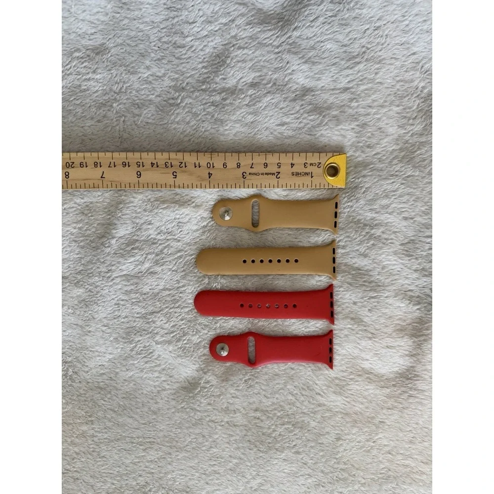 Assorted Unbranded Apple watch bands lot of 8 for 38mm + silicone case